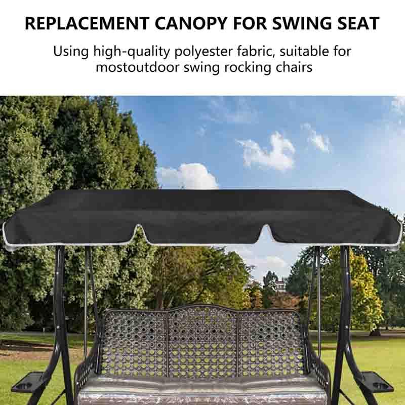 Product Introduction of Porch Swing Awning Replacement Waterproof Swing Canopy Garden Outdoor Patio Hammock Swing Awning 21