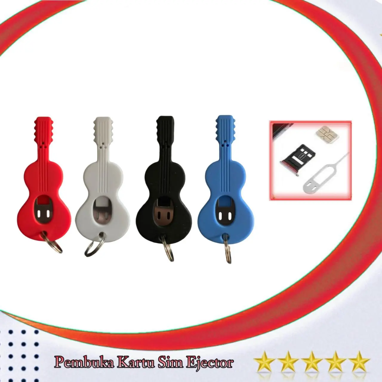 PEMBUKA KARTU SIM EJECTOR MODEL GUITAR NEW