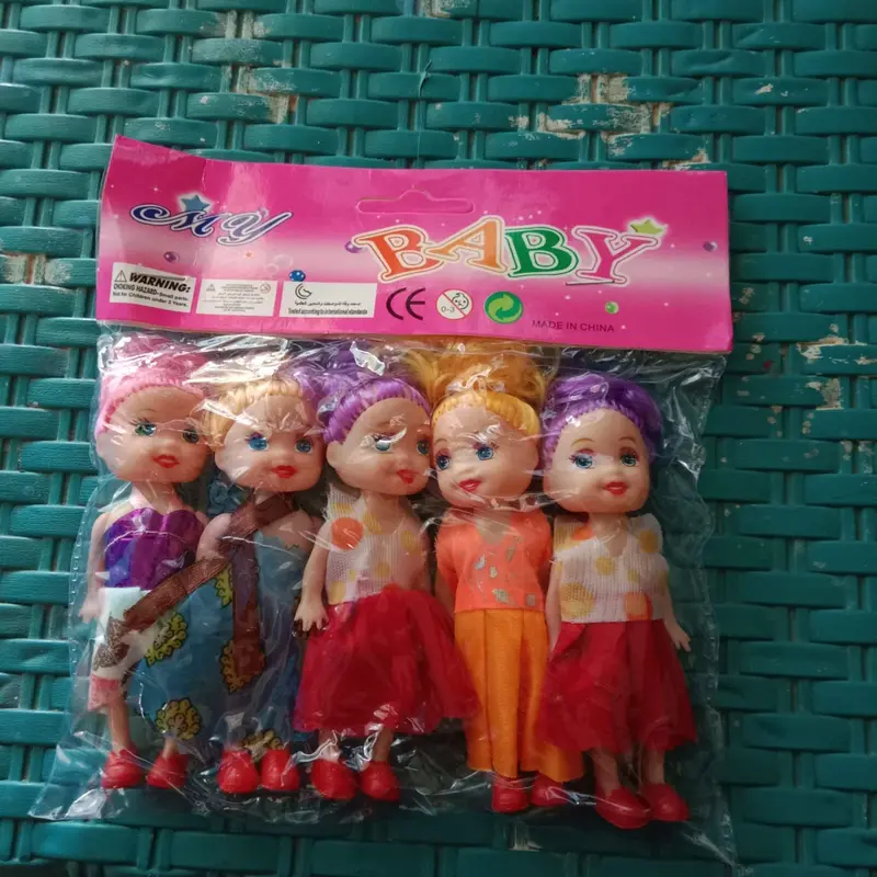 MAINAN ANAK BERBI ISI 5 PCS / BONEKA BERBI KELLY / BONEKA BERBI KECIL 1