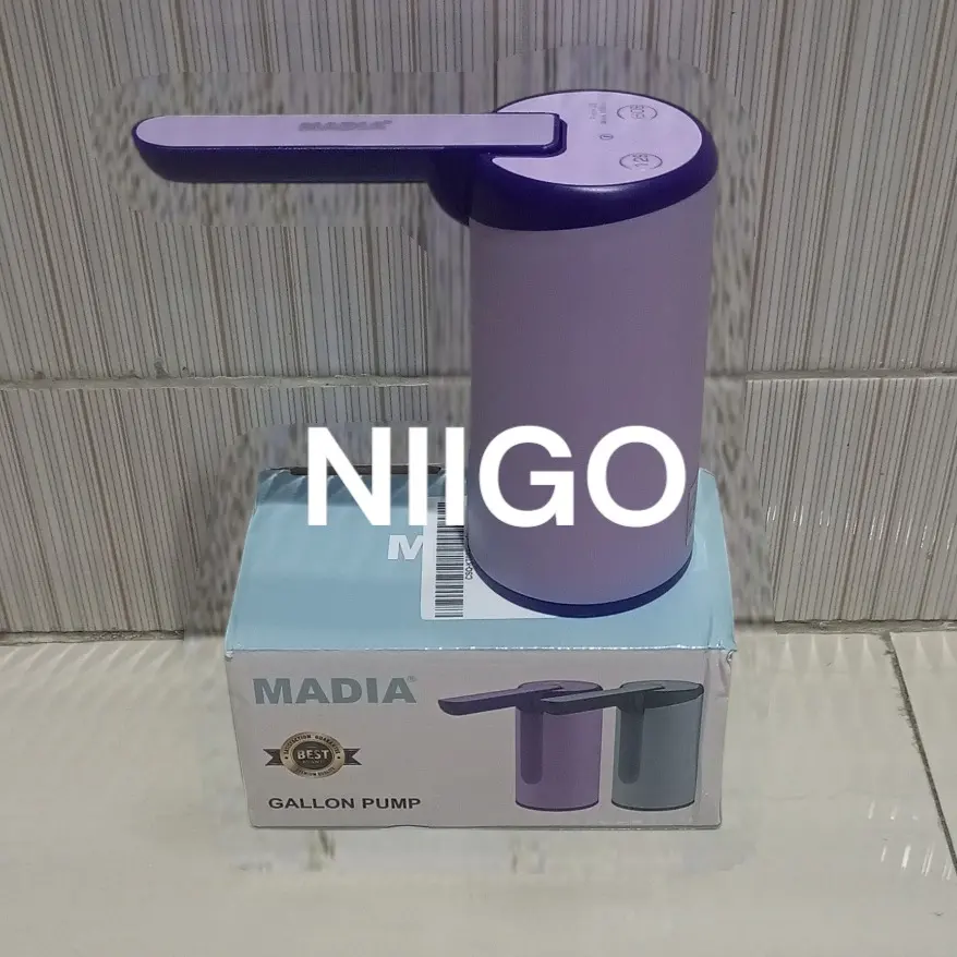 Madia Pompa Galon 2 Tombol Premium Pompa Galon/Pompa Air Minum Dispenser Elektrik USB Charger