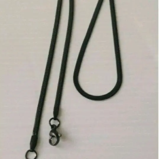 KALUNG TITANIUM PRIA WANITA MODEL PIPIH SILVER GOLD BLACK KALUNG TITANIUM IMPOR 6