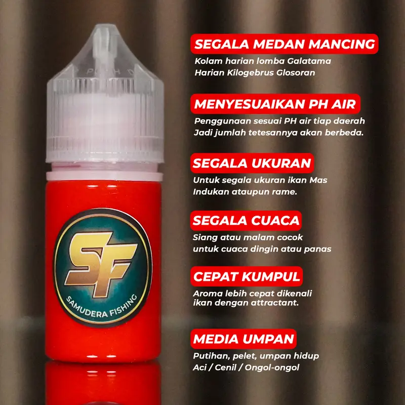 Essen Ikan Mas Aroma Strawberry Kamper Sereh 4