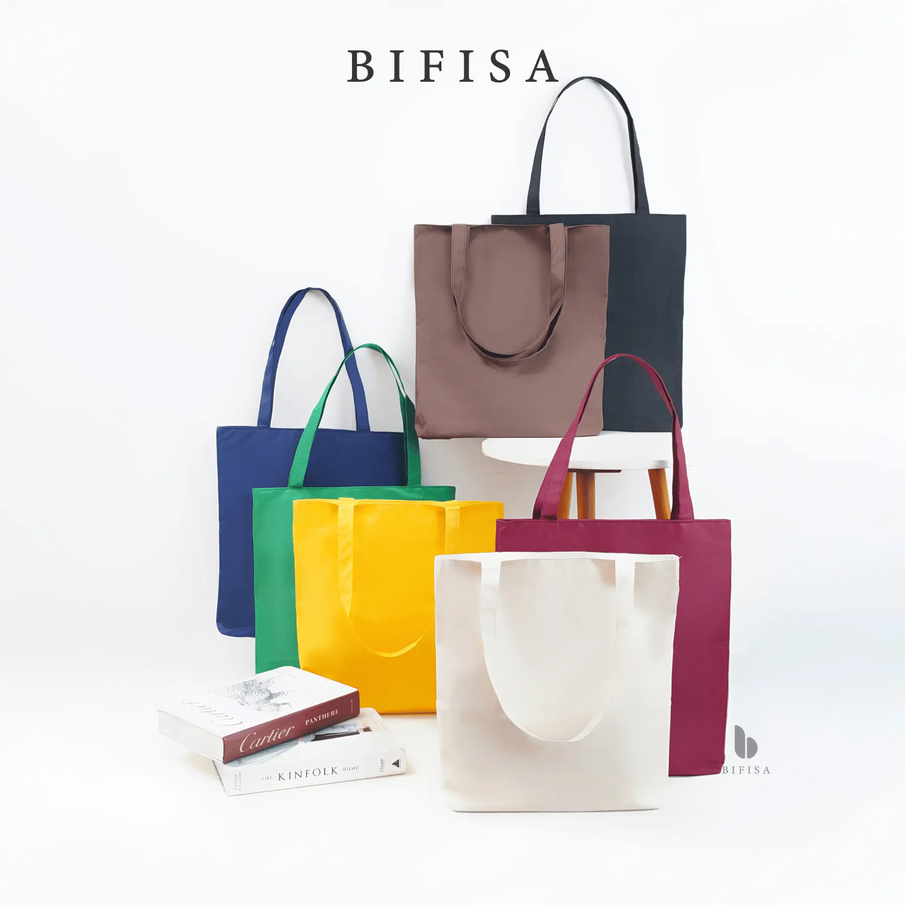 Tas Tote Bag Kanvas Resleting POLOS Tas Selempang Totebag Canvas Sleting Totbag Lucu Kekinian Tottebag