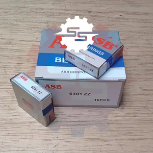 Bearing/Laher/laker asb 6301 zz ASB (isi 10pcs)