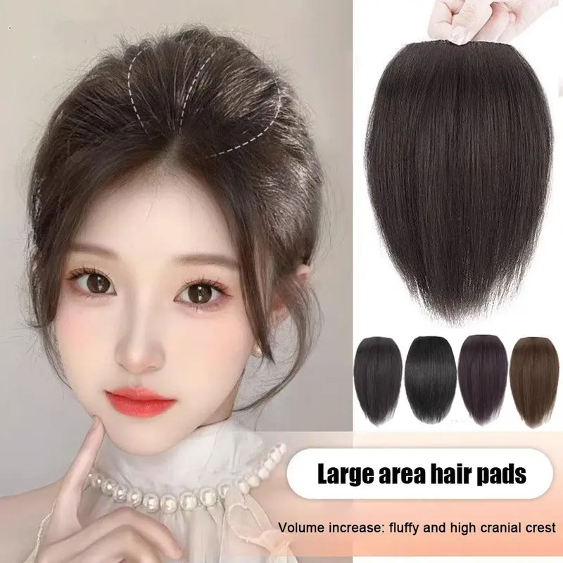 Miếng Đệm Tóc Cho Nữ, Miếng Đệm Tóc Mô Phỏng Cho Rễ Tóc, Dụng Cụ Hữu Ích Và Bồng Bềnh, Y1G9 Có Hộp sọ Cao 2