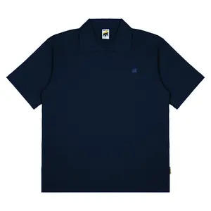 House of Smith PKU Polo Shirt - Waffle Dark Blue #2 - Kaos Polo Pria