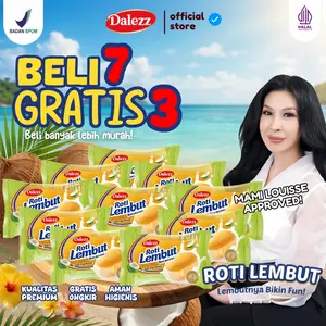 Roti Lembut Manis Creamy Rasa Santan, Susu- Camilan Praktis & Lezat Promo 1 dus 20g*15 pcs