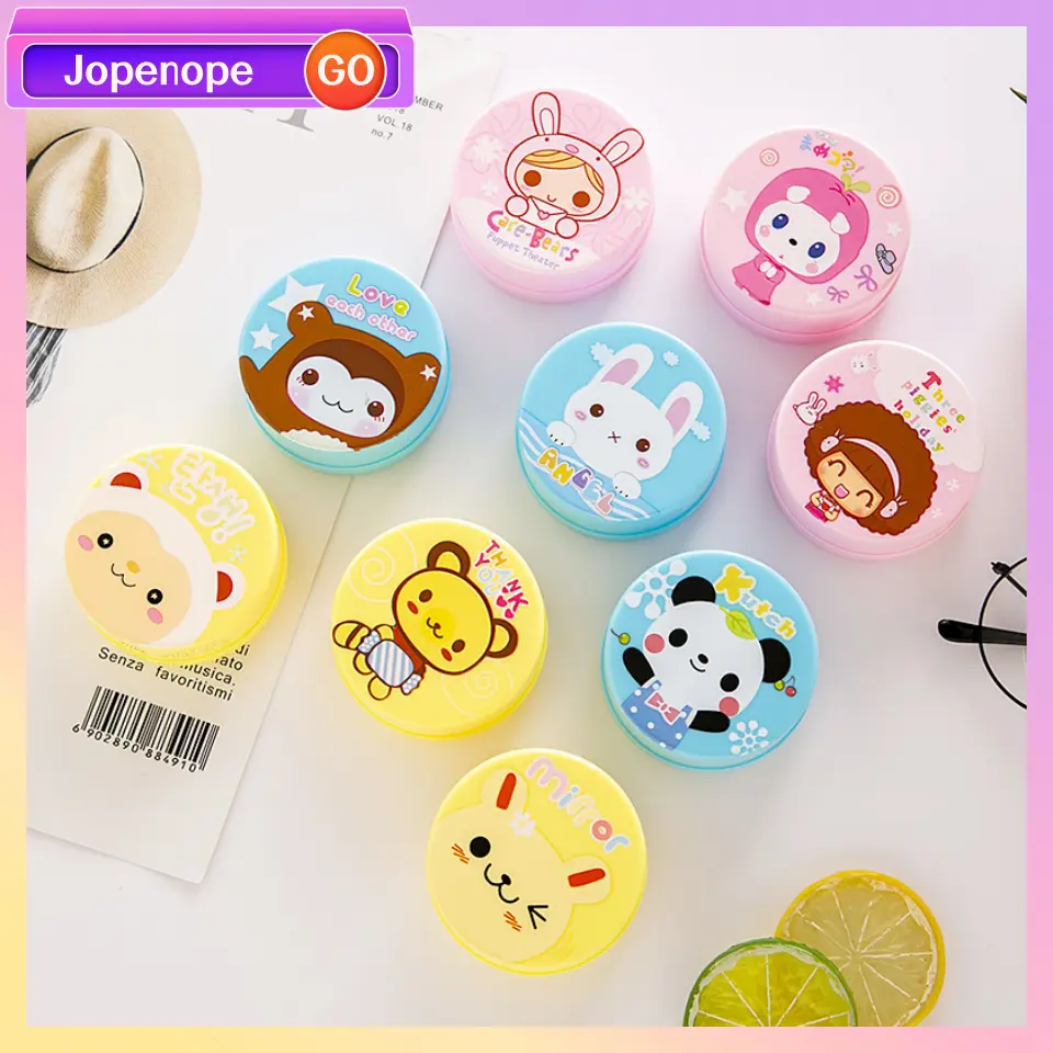 4PCS Folding Cup Cute Cartoon Retractable Plastic Water Cup Outdoor Portable Mouthwash Cup Travel Drinking Plastic Cup