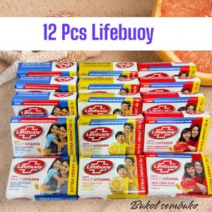 12 pcs sabun lifebuoy 60 gr random sesuai stock Soap Mandi Hand sabun  pencerah sabun  viraltik Tangan Lotion