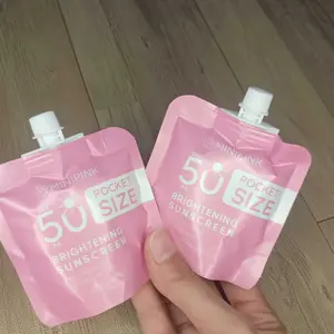 MINIPINK Brightening Sunscreen SPF50+ Protection Cream Sunblock 40ml Whitening Wajah & Tubuh MP029 Lotion