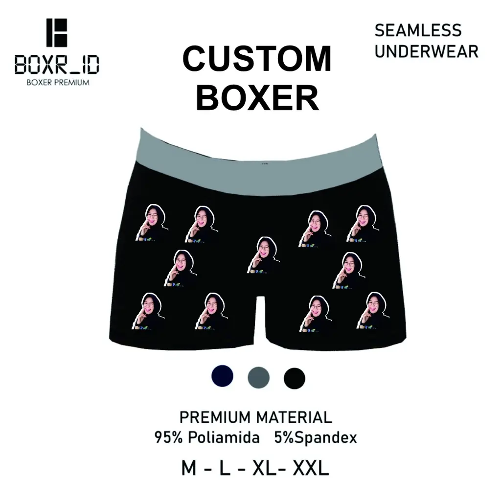 Boxer Costum Foto Celana Dalam Foto Unik Anti Pelakor Kado Unik Lucu