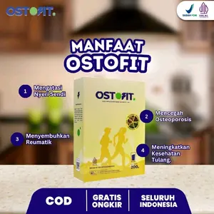Ostofit Susu Ostofit 1 Box Mengatasi Nyeri Sendi Pada Tulang Mencegah Osteoporosis & Meningkatkan Kesehatan Tulang