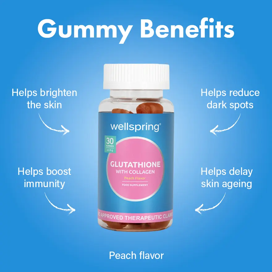 wellspring glutathione WELLSPRING Glutathione with Collagen Peach Flavor Gummies 30s wellspring glutathione WELLSPRING Glutathione with Collagen Peach Flavor Gummies 30s