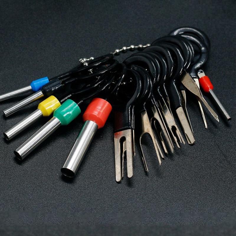 Product Introduction of 41PCS/38PCS Waterproof Bag Terminal Removal Kit Stylus Wiring Crimp Connector Pin Extractor Puller Terminal Repair Tools 45