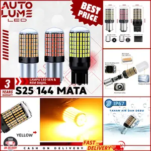 【Autolume】Lampu LED Sen & Rem Dajjal S25 144 Mata - Super Terang, Tahan Lama - Garansi 3 Tahun