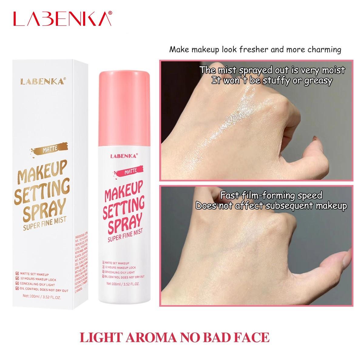 LABENKA | BPOM | Makeup Setting Spray Matte Finish Super Fine Mist 100ml - Fix Makeup Tahan Lama LBK-F03 LABENKA | BPOM | Makeup Setting Spray Matte Finish Super Fine Mist 100ml - Fix Makeup Tahan Lama LBK-F03
