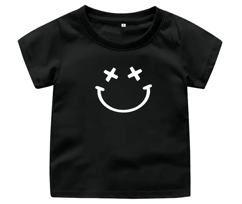 KAOS ANAK Smile Distro Atasan SABLON DIGITAL Baju 3