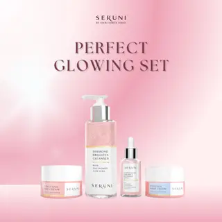 [BEST SELLER] Seruni Paket Perfect Glowing Set Original 100%   Membantu Mencerahkan Wajah dan Memudarkan Flek Hitam Niacinamide