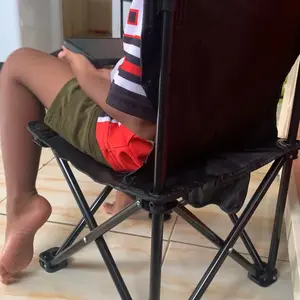 Speeds Kursi Lipat Outdoor Kursi Lipat Camping Portable Kuat Serbaguna Bahan Oxford Polyester Furnitur Berkemah Camping Furniture Indonesia 031-14 Biru