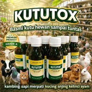 Obat pembasmi kutu Kututox Basmi Kutu Burung Ayam kucing anjing kelinci dll Berat Bersih 60 G Obat Hanya Untuk Burung Medion