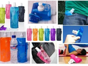 Botol Tempat Minum Lipat Mini Camping Outdoor Freezing Anti Bottle
