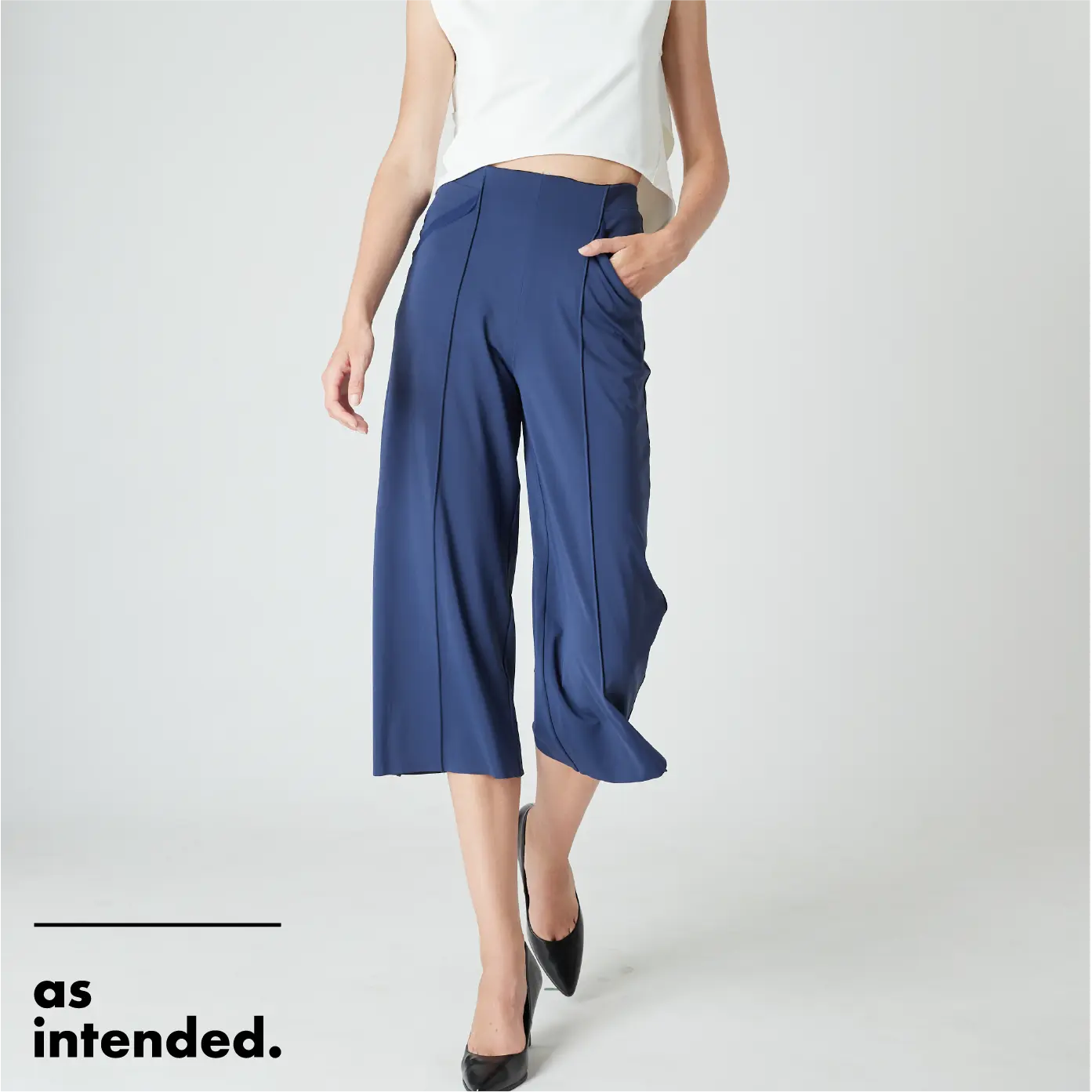 LOTTE Culotte Pants in Navy Blue [Voucher]