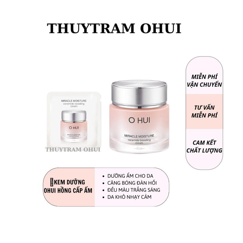  Combo 30 gói Kem dưỡng Ohui hồng cấp ẩm,dưỡng sáng da Miracle Moisture Cream-THUYTRAMOHUI 