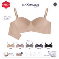 Gambar Sorex Maximizer Bra Tanpa Kawat Busa Tebal Push Up Kait 3 Cup B Seamless Strapless Bra BH AB065 (AB 065) - Hitam, M dari Sorex Online Store Kota Tangerang 1 Tokopedia
