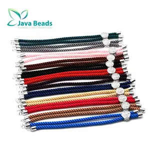 Gelang Tali serut Model Kait Adjustable Emas Liontin Bracelets