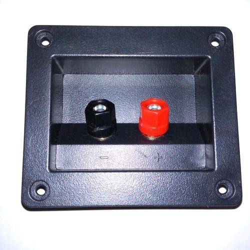 terminal speaker kotak plastik /terminal speaker binding post merah hitam Bass Bluetooth 4