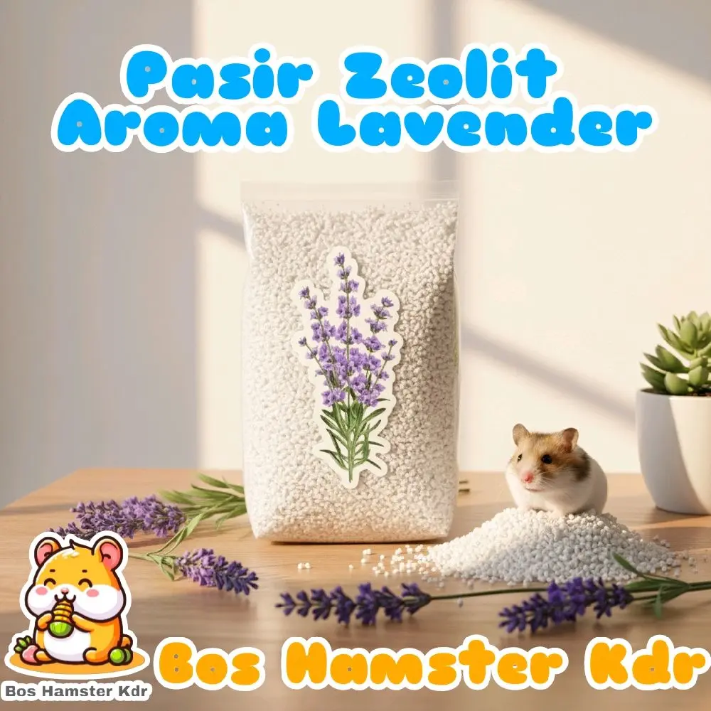 New!! Zeolit 1kg Aroma Lavender | Efektif Kurangi Bau | Bos Hamster Kdr