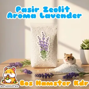 New!! Zeolit 1kg Aroma Lavender | Efektif Kurangi Bau | Bos Hamster Kdr