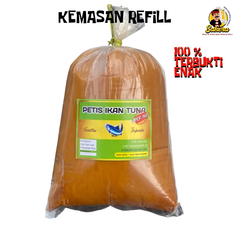 (Sakera) 250g Petis Madura Asli Ikan TUNA MDR (Refil) 0
