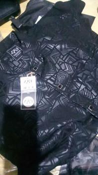 Product Review of Kemko sultan atau  Koko tangan pendek  Atasan Pria Dewasa motif etnik depan kancing vareasi bahan  Katun embos berkualitas terbaik Nyaman di pakai Baju Hitam from @**0 3
