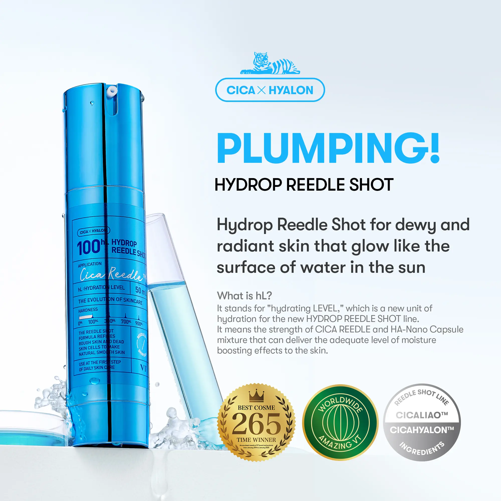 [Official VT Cosmetics]  Hydrop Reedle Sh0t
