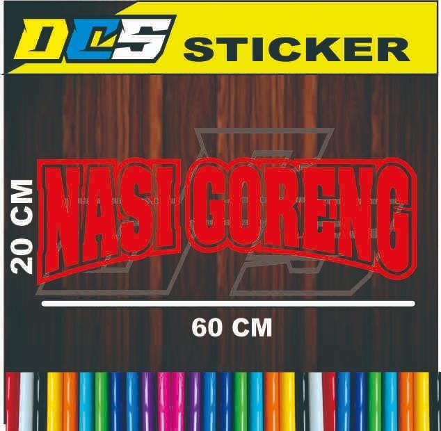 Product Introduction of sticker tempelan nama NASI GORENG Paper Stationery 5