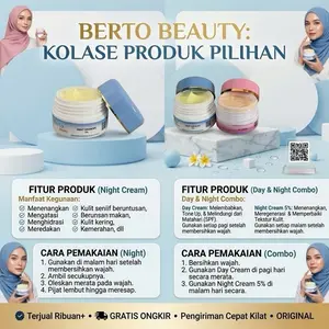 Ecer - Perawatan Wajah Malam & Siang - Menenangkan & Mengatasi Kulit Kering - Etalase Eceran