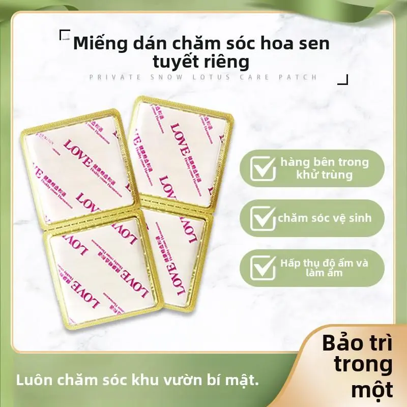 Miếng Dán Hoa Tuyết, Sản Xuất Cho Miếng Dán Hoa Tuyết, Miếng Dán Hoa Tuyết Thực Vật, Miếng Đệm Chăm Sóc Thoải Mái Cho Nữ, Miếng Dán Hoa Tuyết Yangyuan eubos dung dịch vệ sinh 3