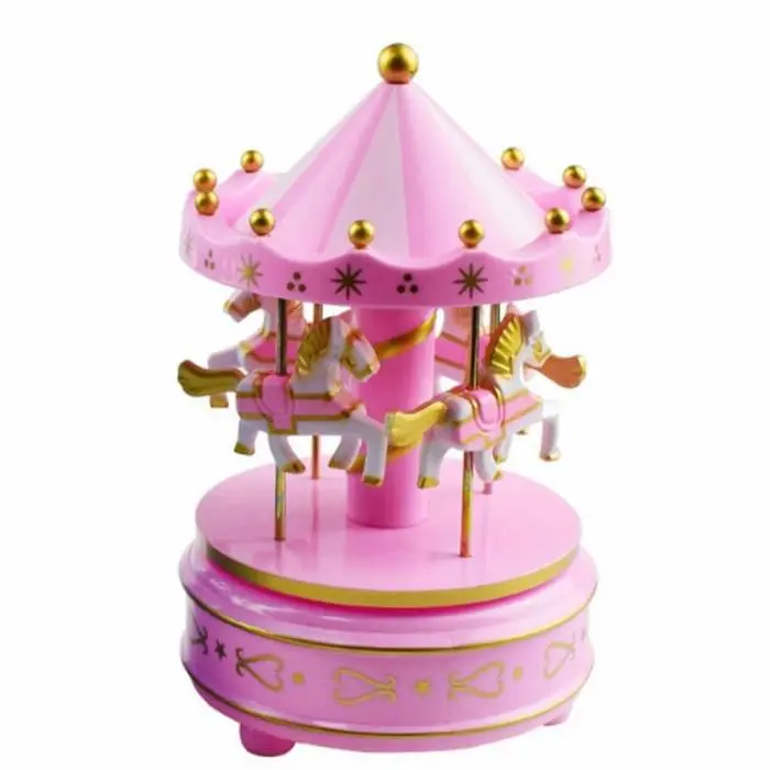 Kotak Musik Merry Go Round Musical Box Carousel - HD-YYH