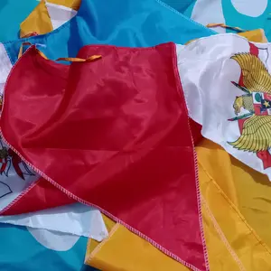BENDERA UMBUL UMBUL WARNA WARNI GARUDA GERGAJI PANJANG 2,7M