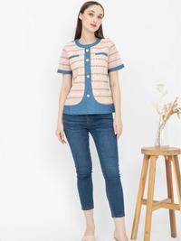 Gambar *Ready Stok* SISTER'S - Atasan Brukat Kombi Denim 7308 (ZE) - Hitam, M dari Sisters Fashion Group Kota Administrasi Jakarta Utara 5 Tokopedia