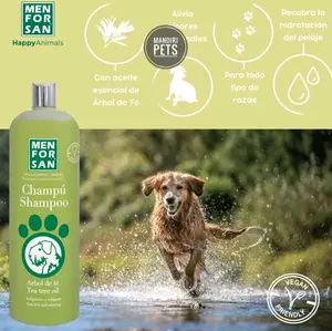 Menforsan Tea Tree Oil Dog Shampoo 1000ml - Shampoo Anjing Anti Itch