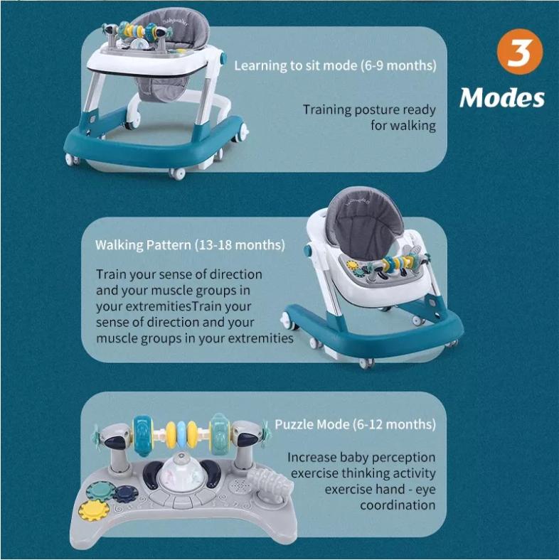 【COD】Baby Walker Foldable Musical Adjustable Stroller Walker 【COD】Baby Walker Foldable Musical Adjustable Stroller Walker