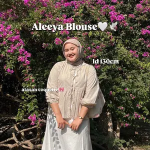 Char-la.id Aleeya Top / Atasan Wanita Jumbo / Baju Jumbo - CHA1752 Katun Muslim atasan wanita kekinian