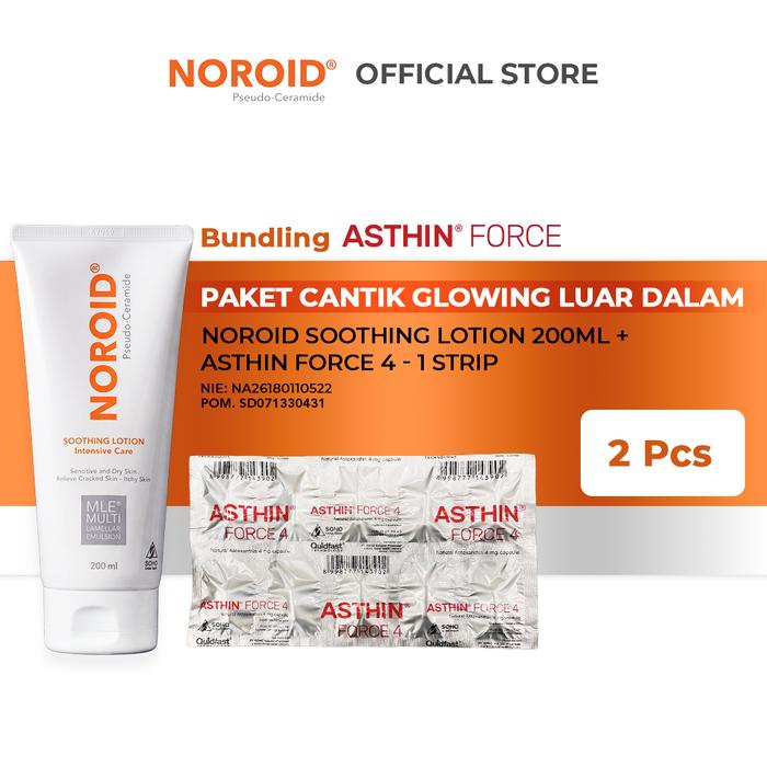 Gambar [YUXI] Noroid Soothing Lotion 200 ML + Asthin 4 MG 1 Strip/10 Kapsul dari Soho Global Health_NEW Kota Administrasi Jakarta Timur Tokopedia