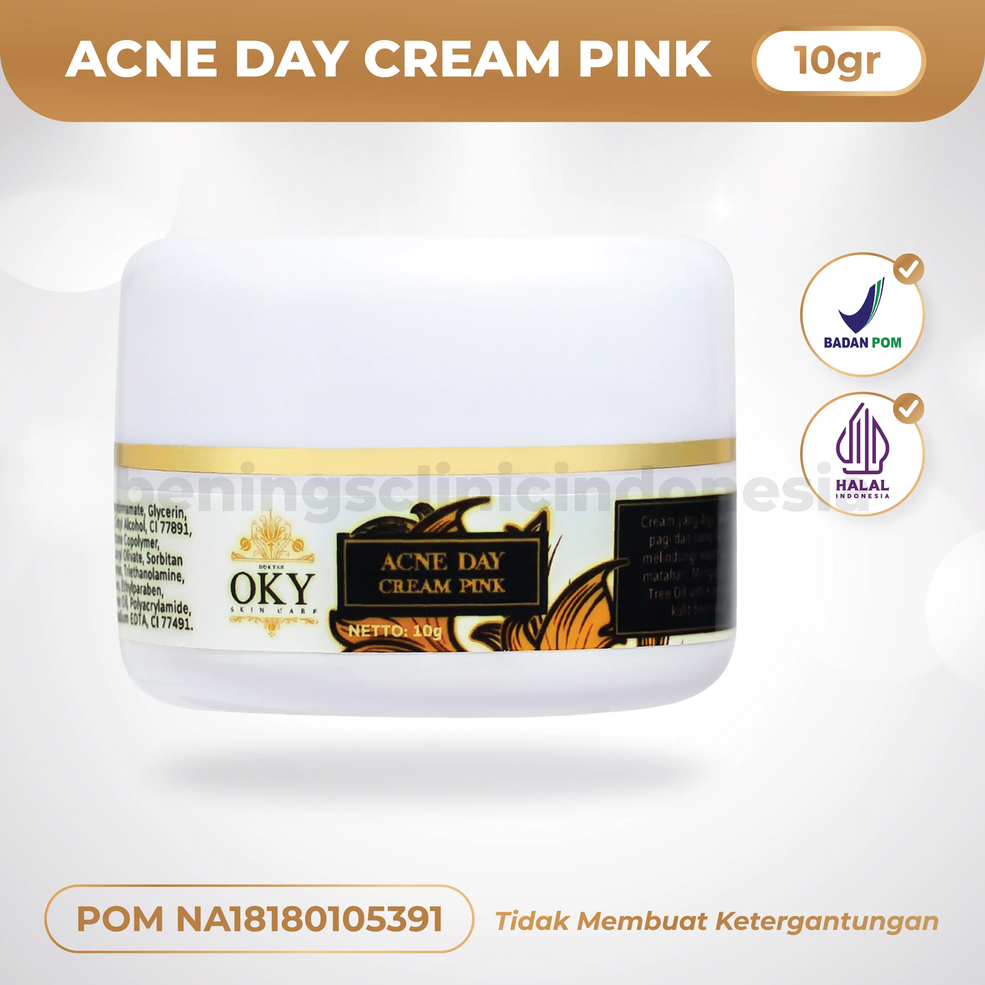 SUNSCREEN CREAM HARGA SEDEKAH ( DAY PINK )