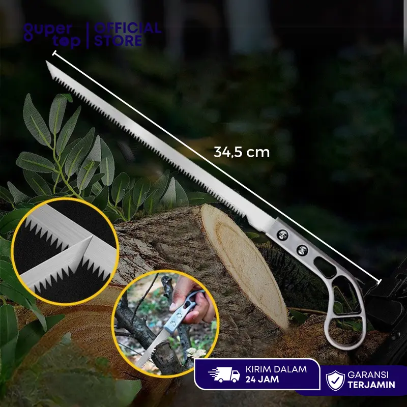 Gergaji Mini Tajam Pemotong Kayu Gergaji Genggam Tangan Manual Portable Saw