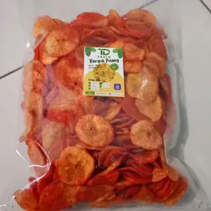 Keripik pisang pedes manis