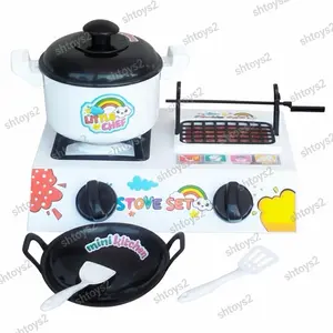 Mainan Anak Set Kompor || Kitchen Luxury AC01 Nyala Lampu & Suara