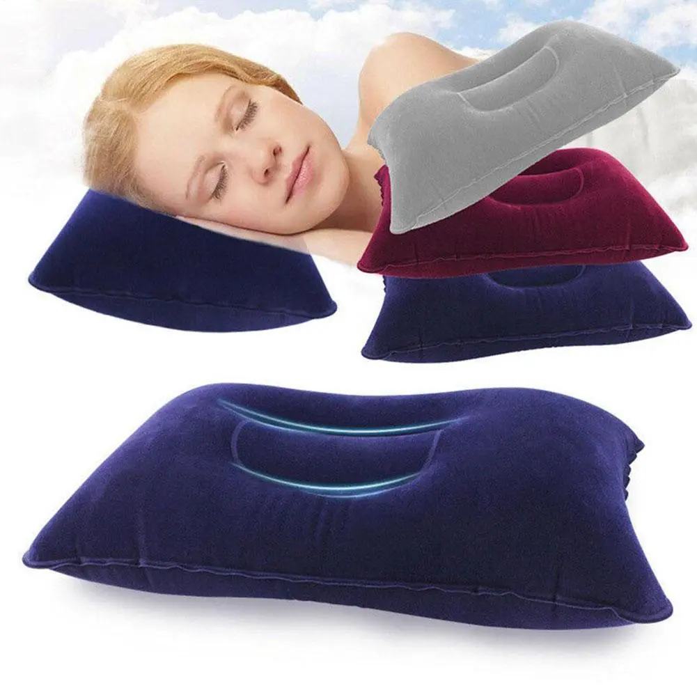 Portable Inflatable Pillow Neck Pillow Outdoor Travel Camping Hiking Pillow Ultralight Sleep Pillow